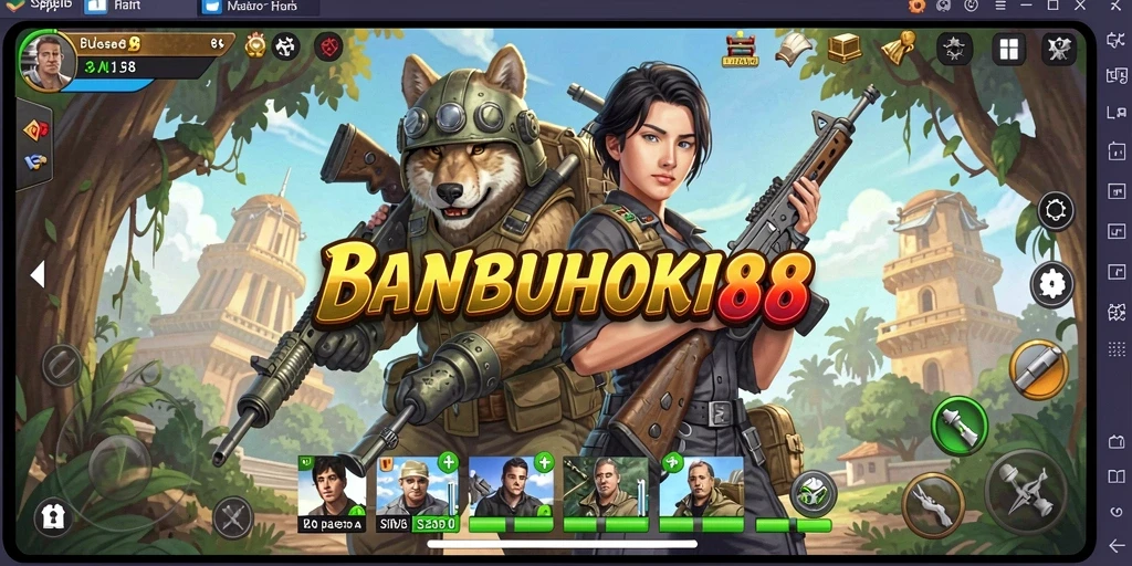 Screenshot utama gameplay BANBUHOKI88 yang menarik dan penuh tantangan.