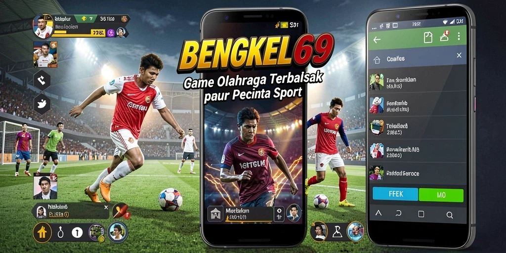 Screenshot BENGKEL69 menampilkan pertandingan seru dalam olahraga.