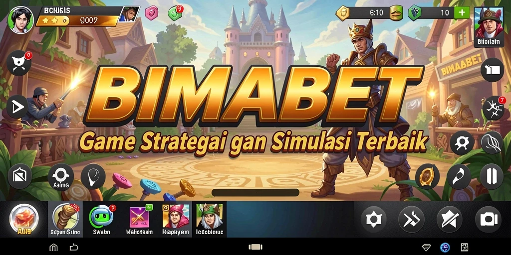 Tampilan gameplay menarik dari BIMABET yang memukau.