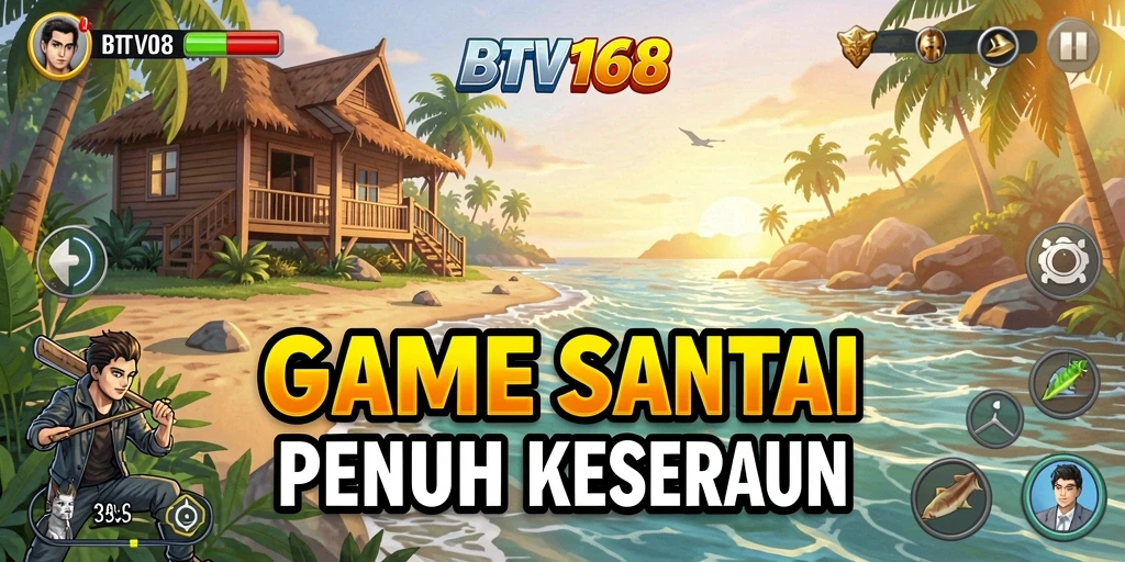 Tampilan gameplay BTV168 yang ceria dan menghibur.