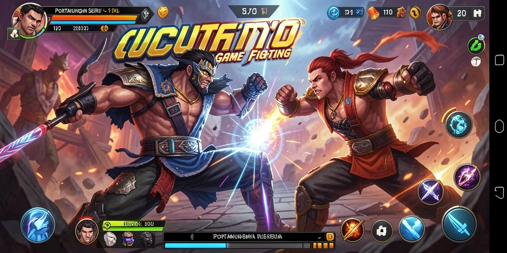 Gameplay CUCUTOTO yang intens dan seru dalam pertarungan.
