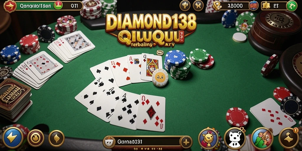 Gameplay seru QiuQiu dalam DIAMOND138 yang menarik.