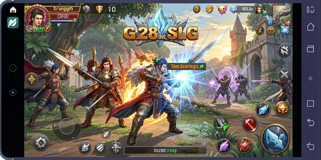 Tampilan gameplay GG288 yang mendebarkan saat berperang.
