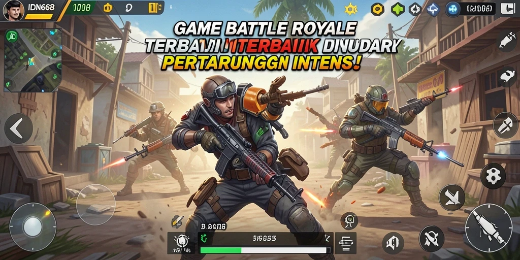Tampilan sengit pertarungan di IDN668 dengan pemain bersaing.
