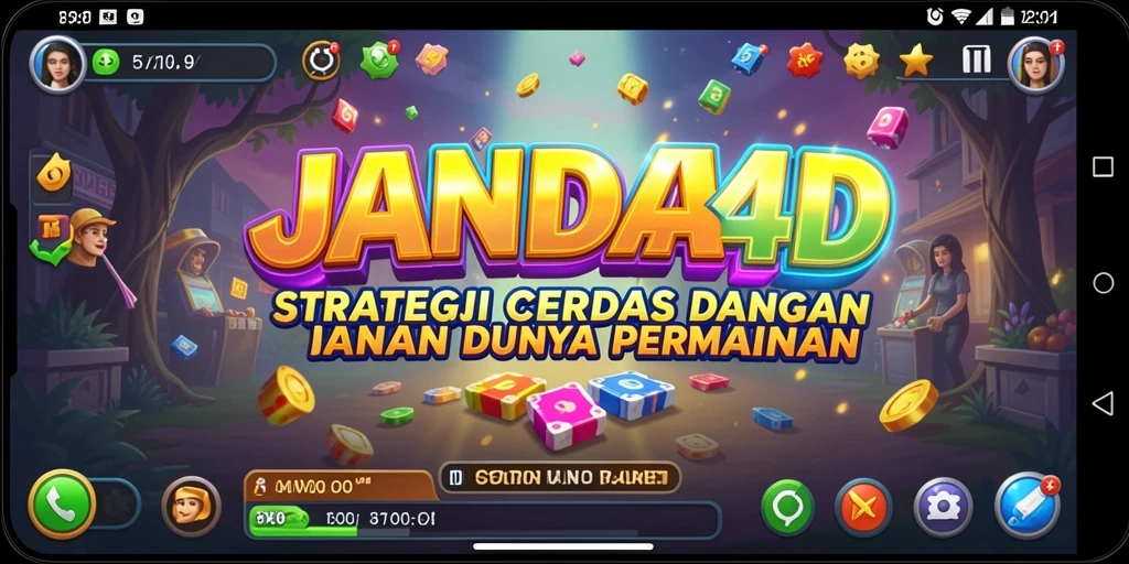 Tangkapan layar gameplay JANDA4D yang menarik dan strategis