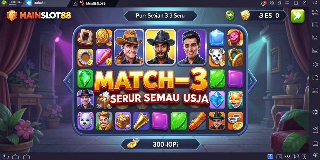 Tampilan gameplay MAINSLOT88 yang seru dan penuh warna.