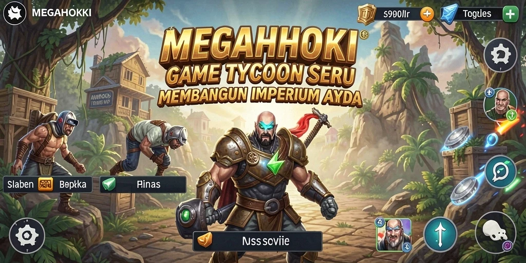 Gameplay seru membangun bisnis di MEGAHOKI.