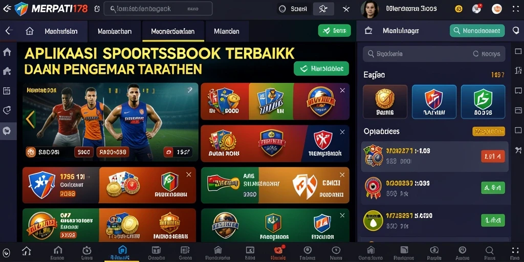 Tampilan gameplay menarik dari aplikasi Sportsbook MERPATI178.