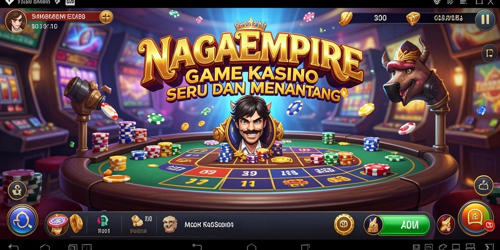 Tampilan gameplay seru NAGAEMPIRE yang menegangkan dan mengasyikkan.