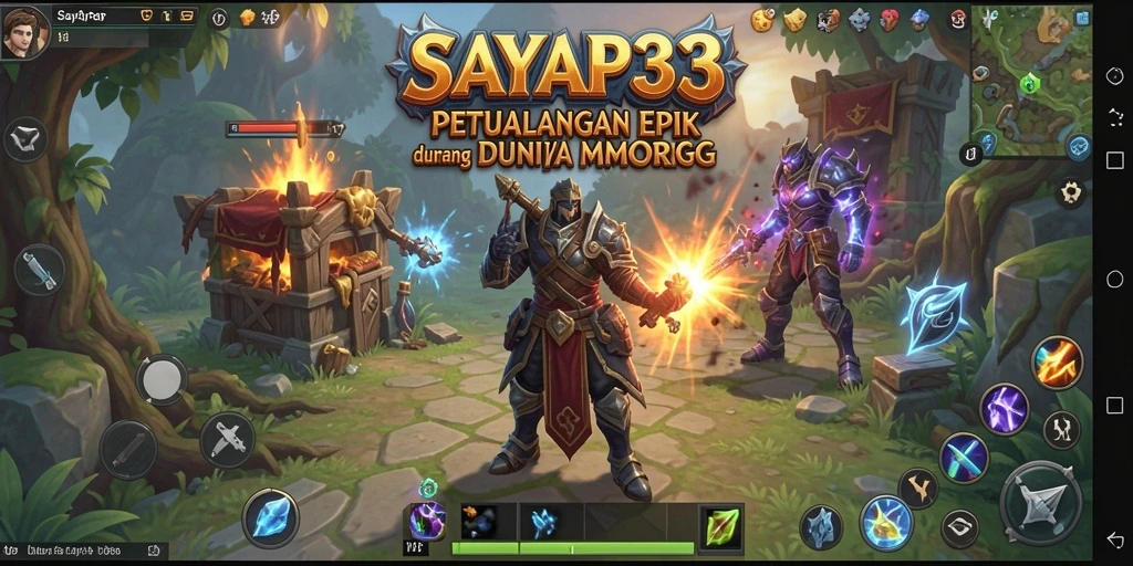 Tampilan gameplay SAYAP33 yang epik dan mendebarkan.