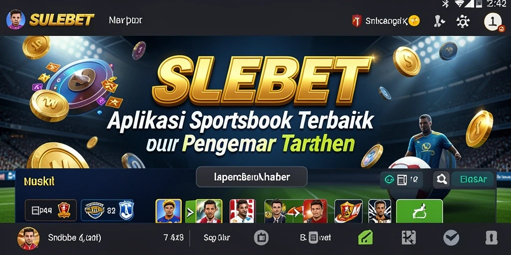 Tampilan utama SULEBET menampilkan berbagai pilihan taruhan olahraga.