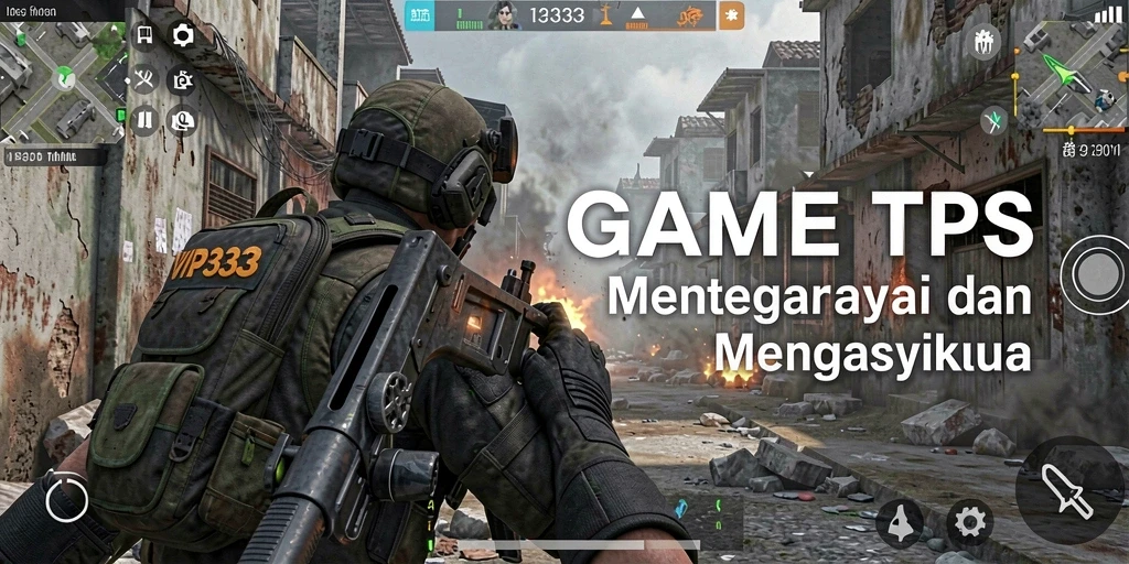 Tangkapan layar gameplay TPS yang menegangkan dan seru.