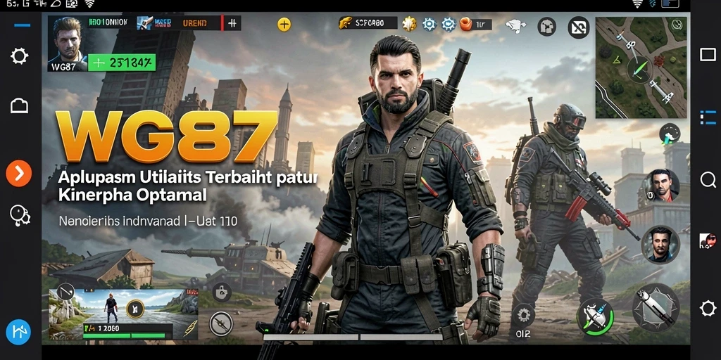Tampilan antarmuka WG87 yang ramah pengguna dan intuitif.