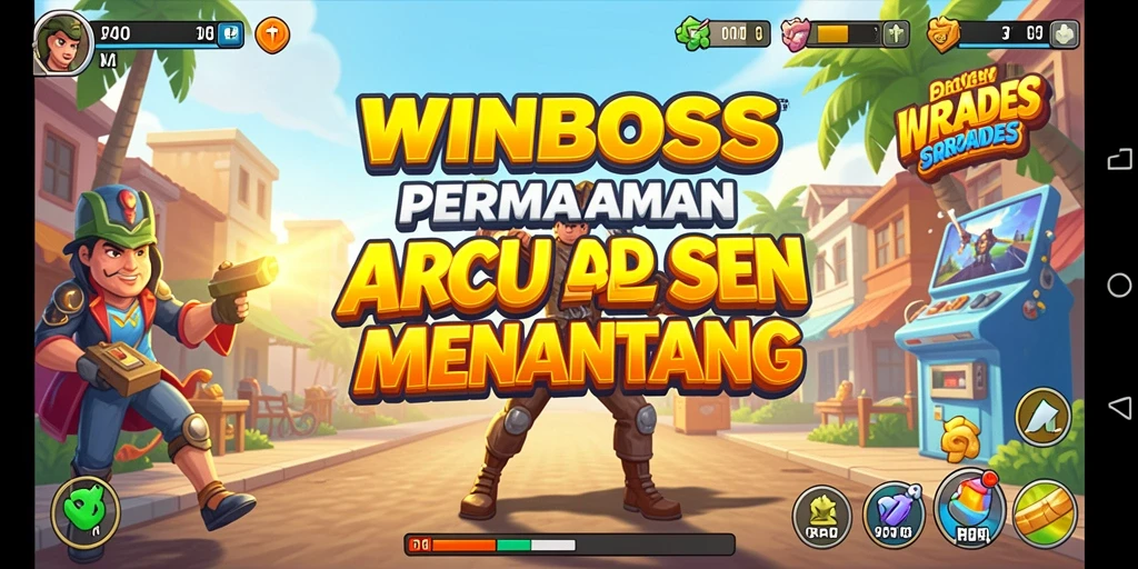 Screenshot gameplay WINBOSS yang menampilkan aksi seru dalam permainan Arcade.